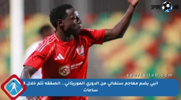 إنبي يضم مهاجم سنغالي من الدوري الموريتاني.. الصفقة تتم خلال 3 ساعات
